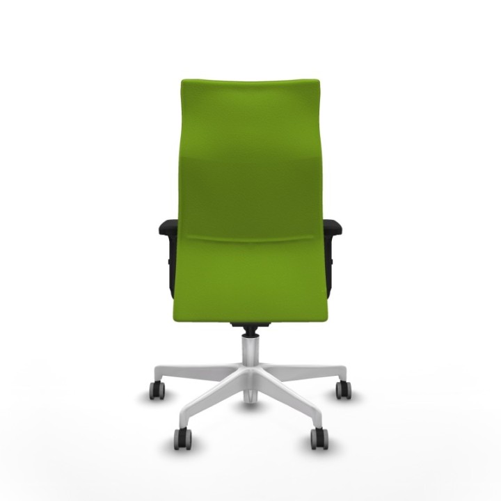 Albacete dirección sincro similpiel pistacho brazos 2D base blanca ruedas 65 engomadas