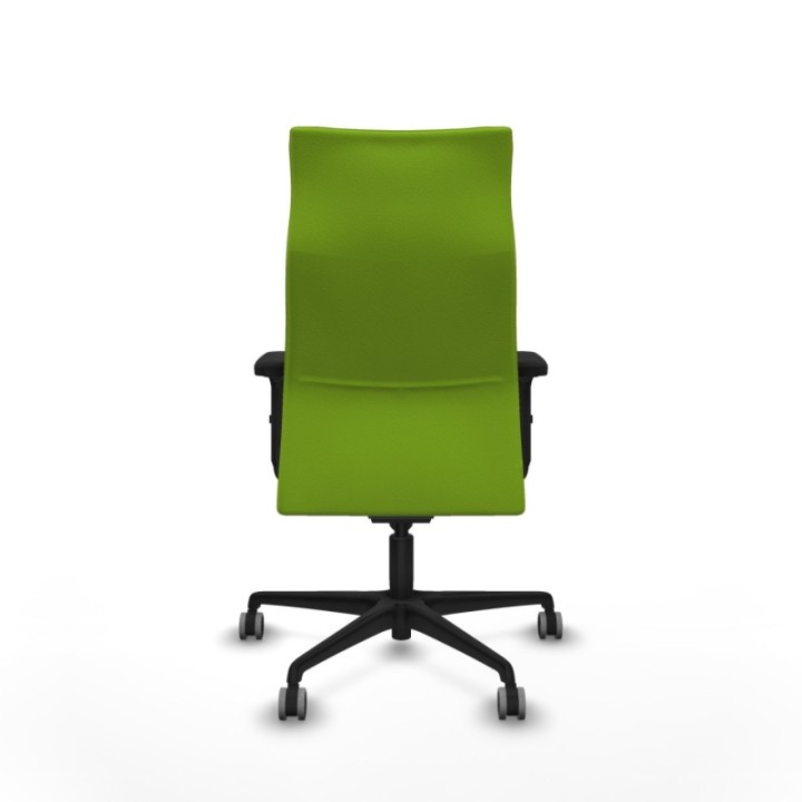 Albacete dirección sincro similpiel pistacho brazos 2D base nailon ruedas 65 engomadas