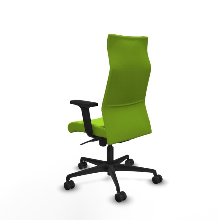 Albacete dirección sincro similpiel pistacho brazos 2D base nailon ruedas 65 nailon