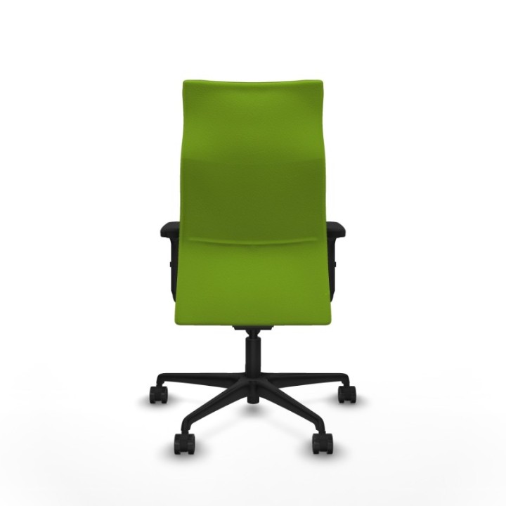 Albacete dirección sincro similpiel pistacho brazos 2D base nailon ruedas 65 nailon