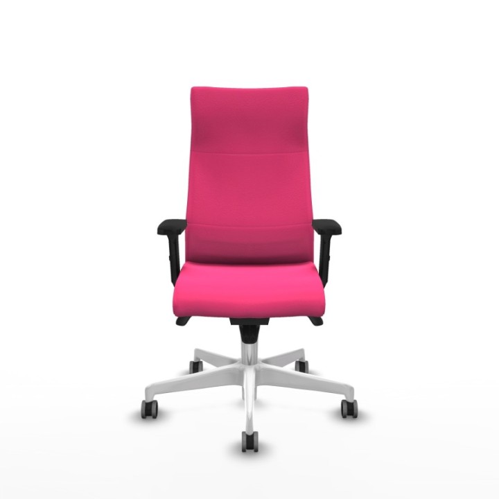 Albacete dirección sincro similpiel rosa brazos 2D base blanca ruedas 65 engomadas