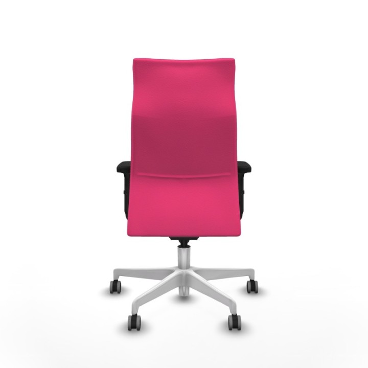 Albacete dirección sincro similpiel rosa brazos 2D base blanca ruedas 65 engomadas