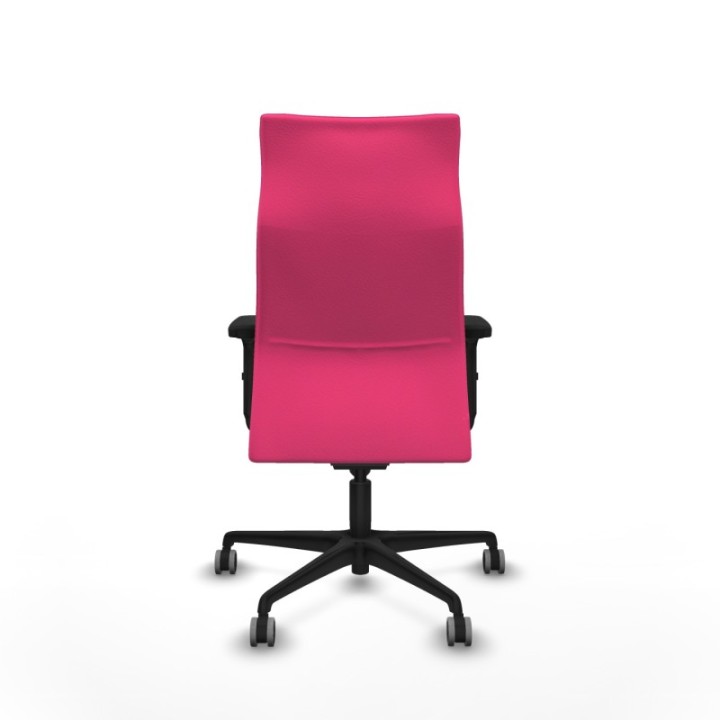 Albacete dirección sincro similpiel rosa brazos 2D base nailon ruedas 65 engomadas