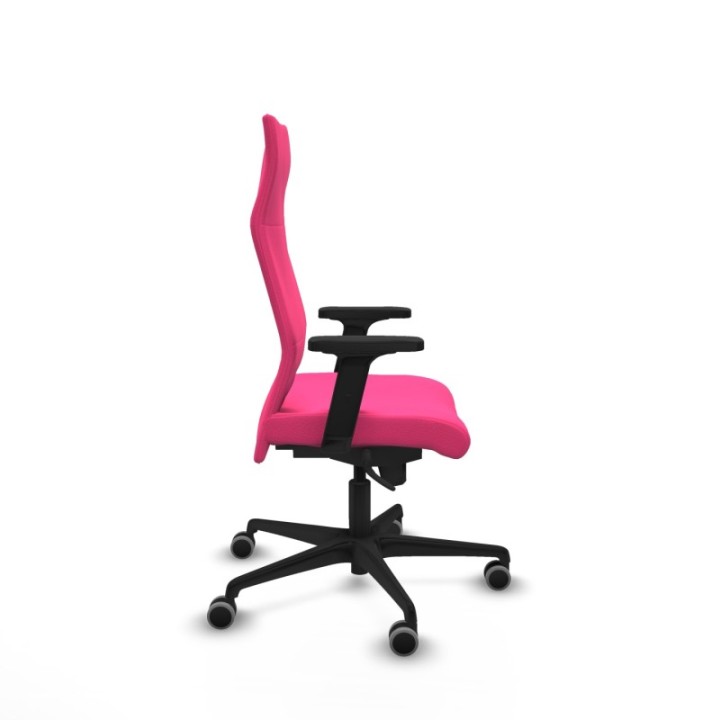 Albacete dirección sincro similpiel rosa brazos 2D base nailon ruedas 65 engomadas