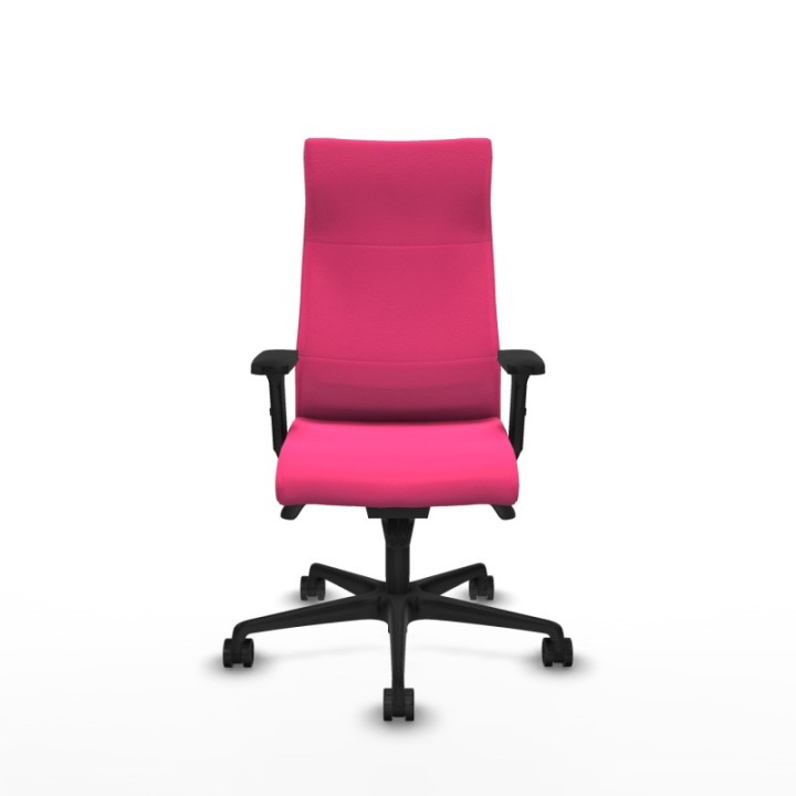 Albacete dirección sincro similpiel rosa brazos 2D base nailon ruedas 65 nailon