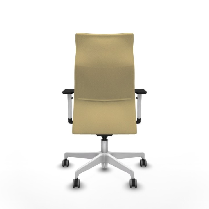 Albacete dirección sincro similpiel crema brazos 1D blancos base blanca ruedas 65 engomadas