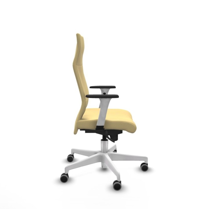 Albacete dirección sincro similpiel crema brazos 1D blancos base blanca ruedas 65 engomadas