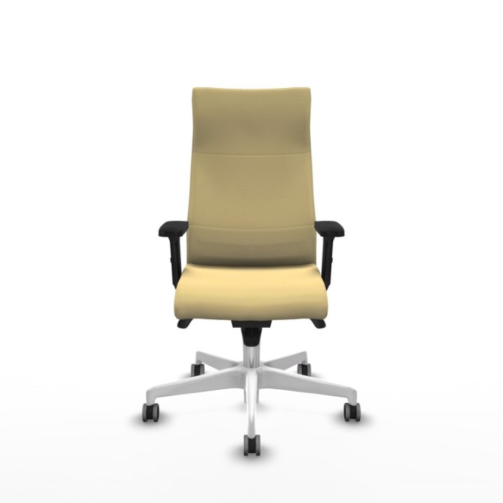 Albacete dirección sincro similpiel crema brazos 2D base blanca ruedas 65 engomadas