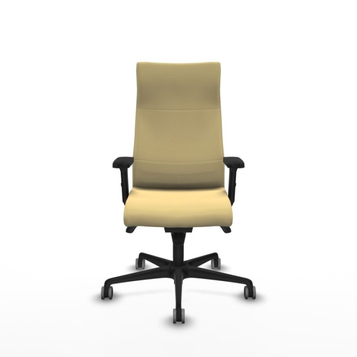 Albacete dirección sincro similpiel crema brazos 2D base nailon ruedas 65 engomadas