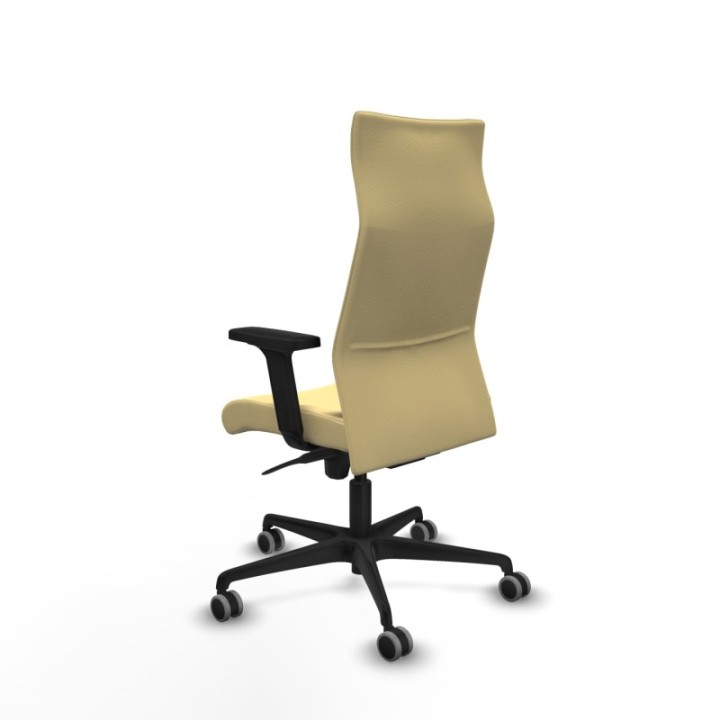 Albacete dirección sincro similpiel crema brazos 2D base nailon ruedas 65 engomadas