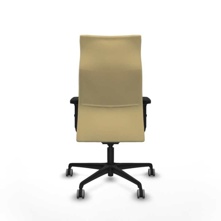 Albacete dirección sincro similpiel crema brazos 2D base nailon ruedas 65 engomadas