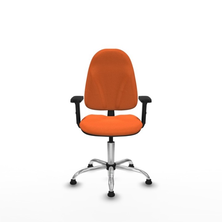 Algarra CP bali naranja brazos 2D base cromada topes