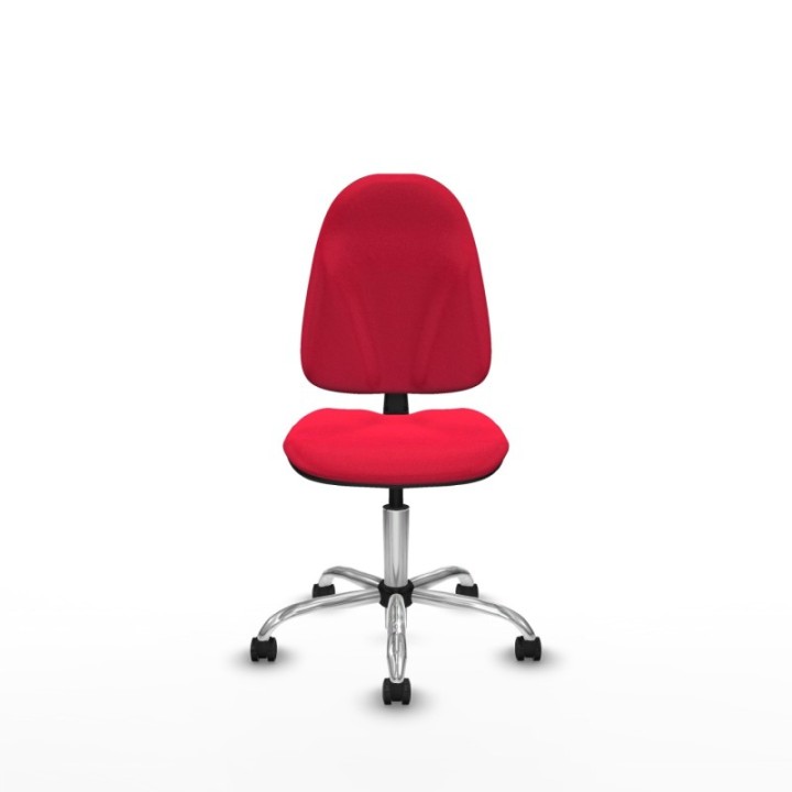 Algarra CP bali rojo  base cromada ruedas autofrenantes 50mm