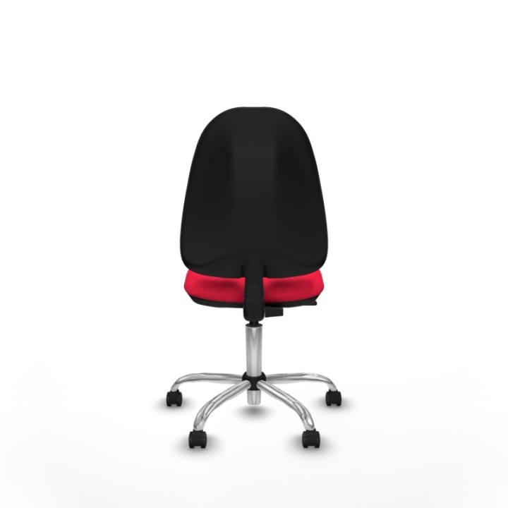 Algarra CP bali rojo  base cromada ruedas autofrenantes 50mm