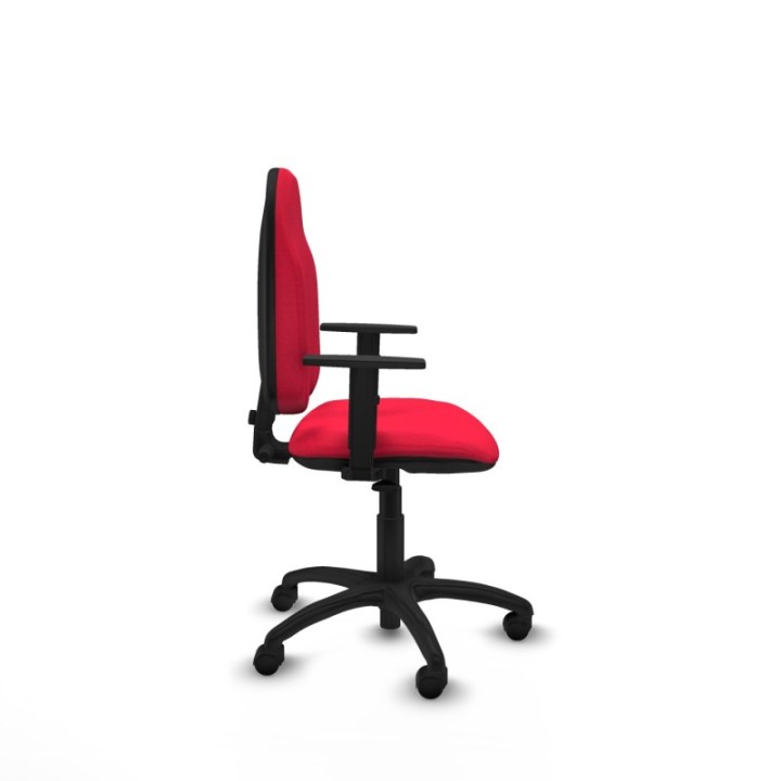 Algarra CP bali rojo brazos 1D base poliamida ruedas nailon 50mm