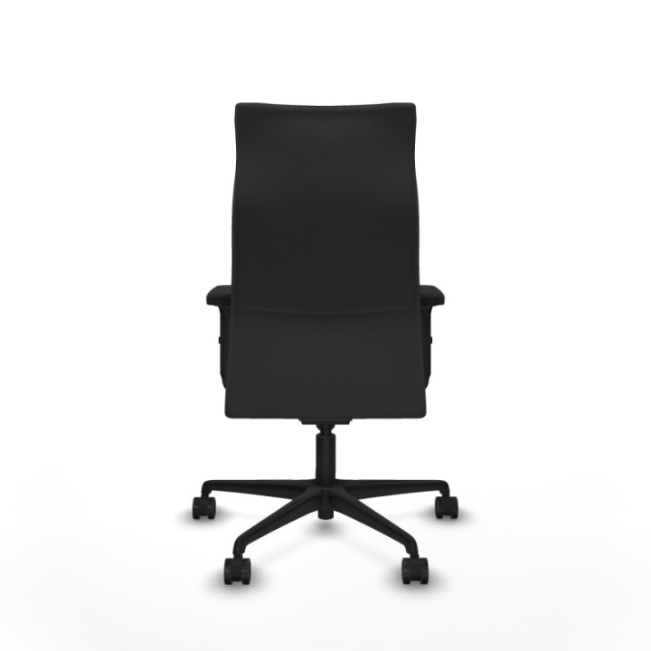 Albacete dirección sincro similpiel gris oscuro brazos 2D base nailon ruedas 65 nailon