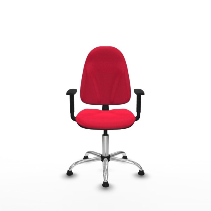 Algarra CP bali rojo brazos 1D base cromada topes