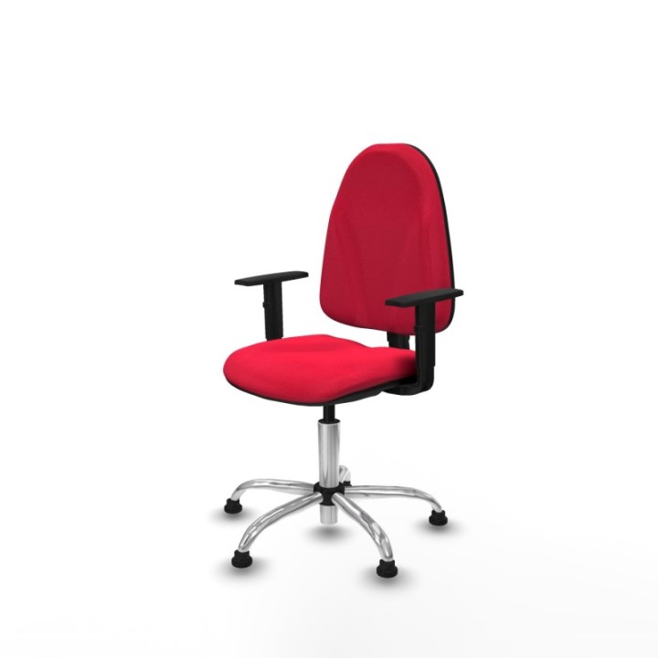 Algarra CP bali rojo brazos 1D base cromada topes