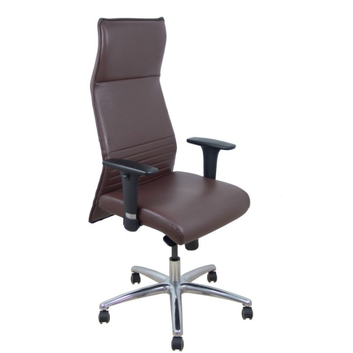 Sillón Albacete similpiel marrón oscuro