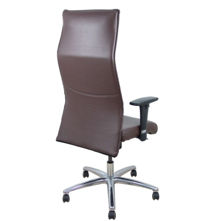 Sillón Albacete similpiel marrón oscuro