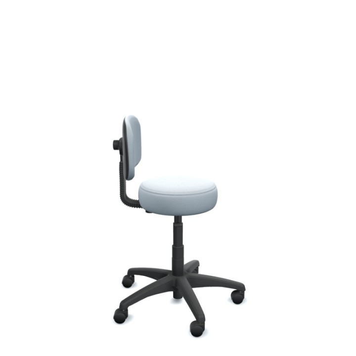 Silla Llanos contaco lama bali blanco ruedas nailon 50.