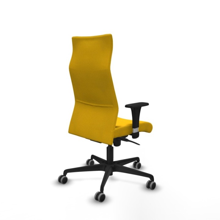 Albacete XL sincro bali amarillo brazos 1D base nailon ruedas 65mm engomadas