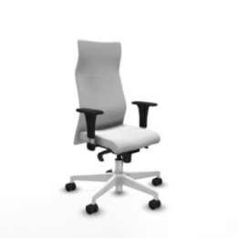 Albacete XL sincro bali blanco brazos 1D base blanca ruedas 65 mm nailon