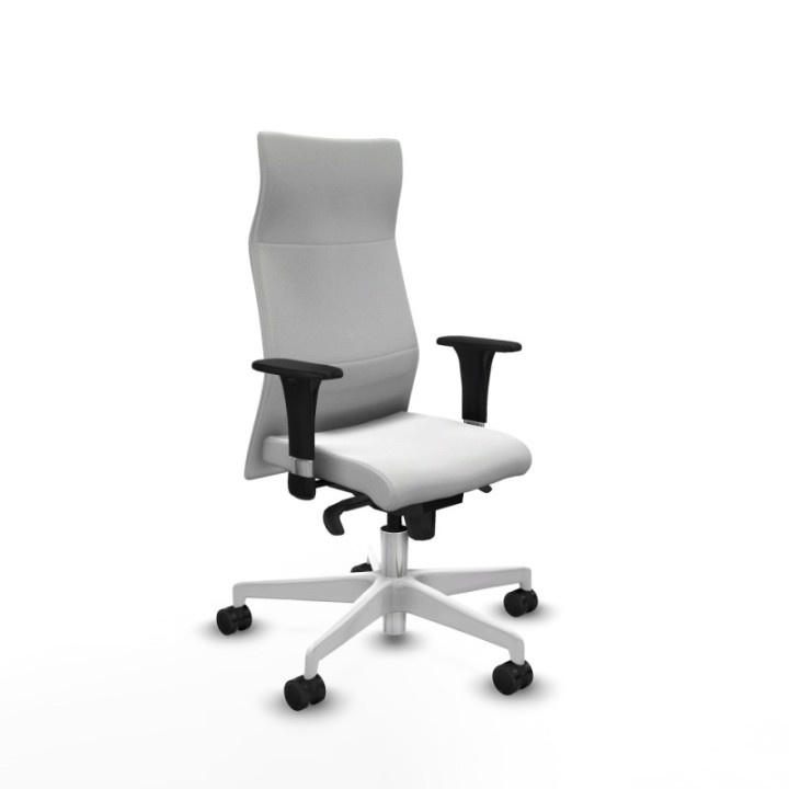 Albacete XL sincro bali blanco brazos 1D base blanca ruedas 65 mm nailon