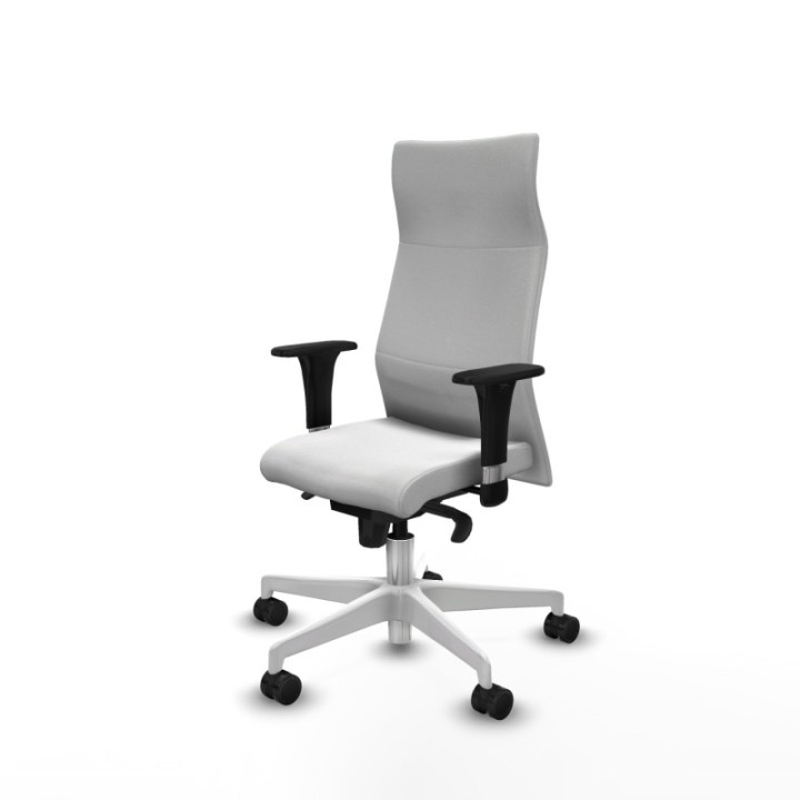 Albacete XL sincro bali blanco brazos 1D base blanca ruedas 65 mm nailon