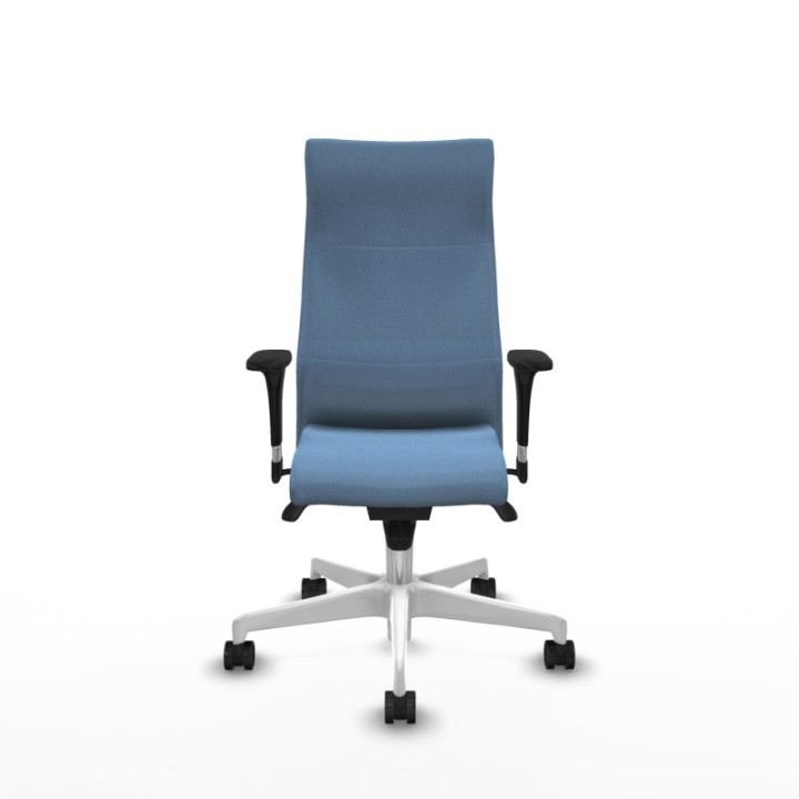 Albacete XL sincro bali azul cielo brazos 1D base blanca ruedas 65 mm nailon