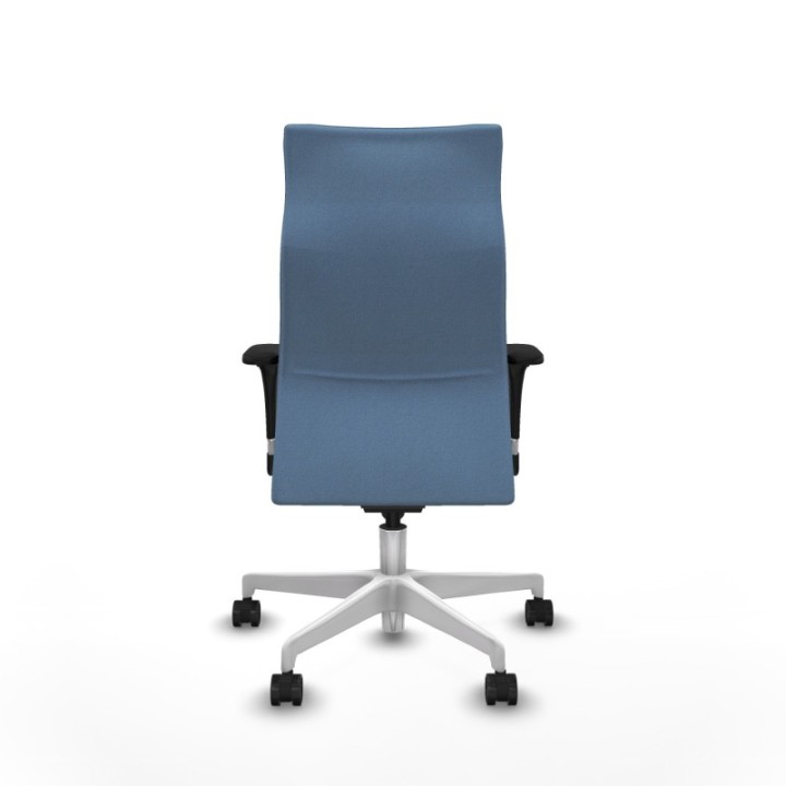 Albacete XL sincro bali azul cielo brazos 1D base blanca ruedas 65 mm nailon