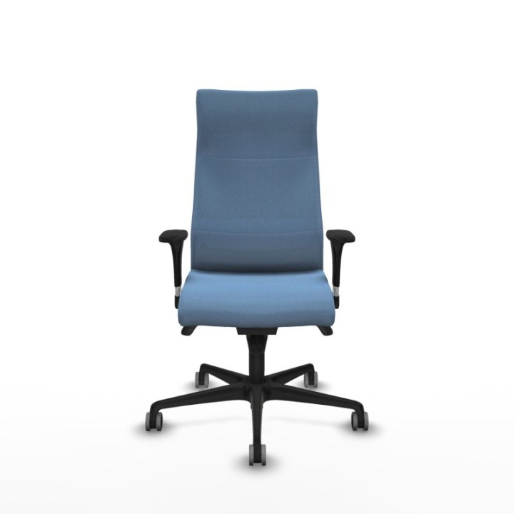 Albacete XL sincro bali azul cielo brazos 1D base nailon ruedas 65mm engomadas