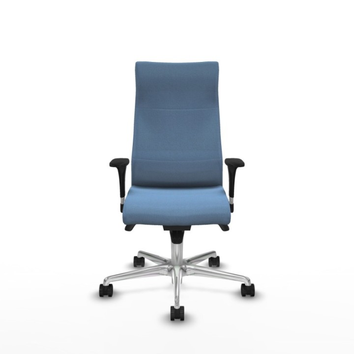 Albacete XL sincro bali azul cielo brazos 1D base aluminio ruedas 65 mm nailon