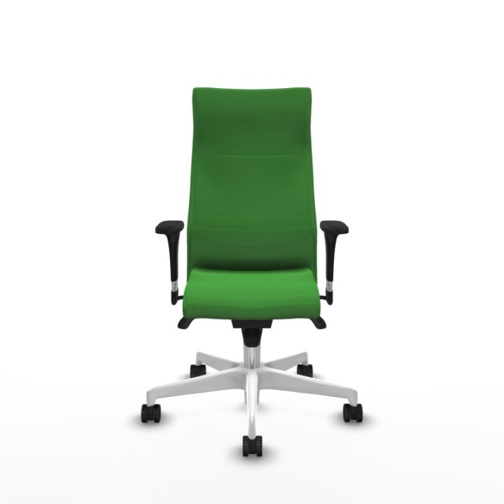 Albacete XL sincro bali verde brazos 1D base blanca ruedas 65 mm nailon