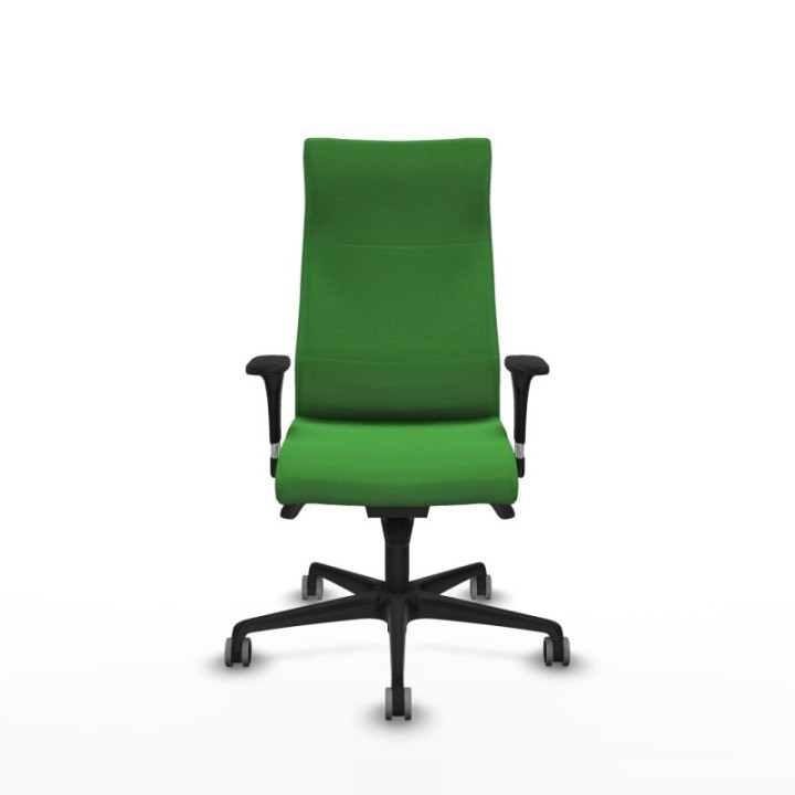 Albacete XL sincro bali verde brazos 1D base nailon ruedas 65mm engomadas