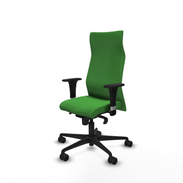 Albacete XL sincro bali verde brazos 1D base nailon ruedas 65 mm nailon