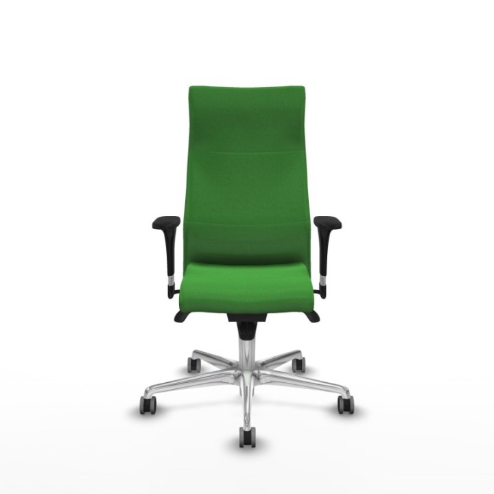 Albacete XL sincro bali verde brazos 1D base aluminio ruedas 65mm engomadas