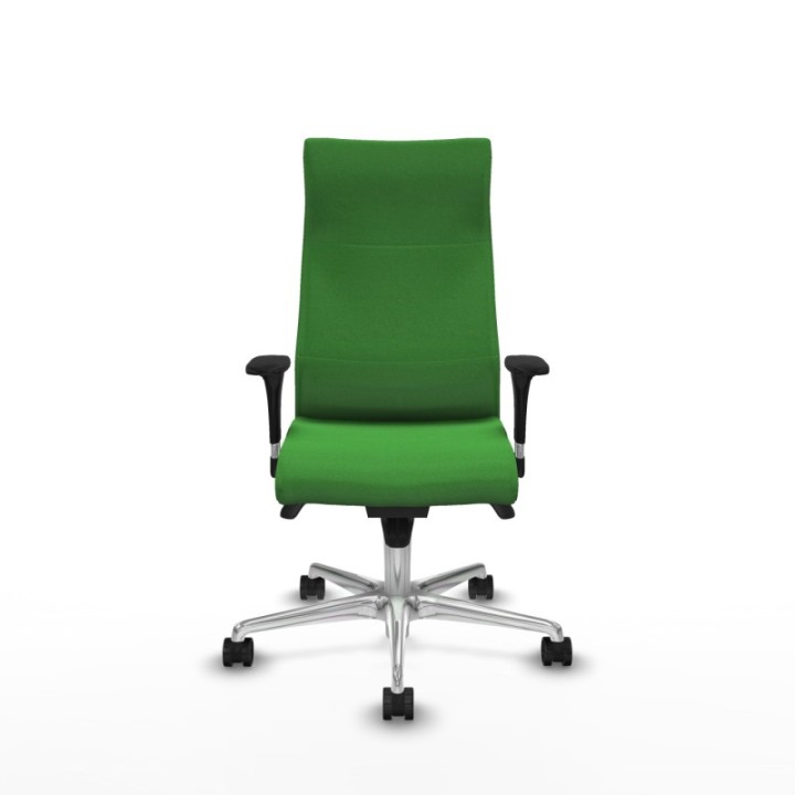 Albacete XL sincro bali verde brazos 1D base aluminio ruedas 65 mm nailon