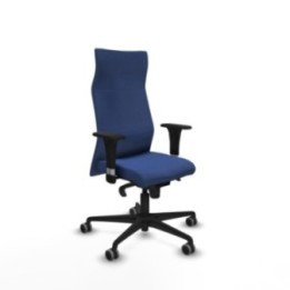 Albacete XL sincro bali azul marino brazos 1D base nailon ruedas 65mm engomadas