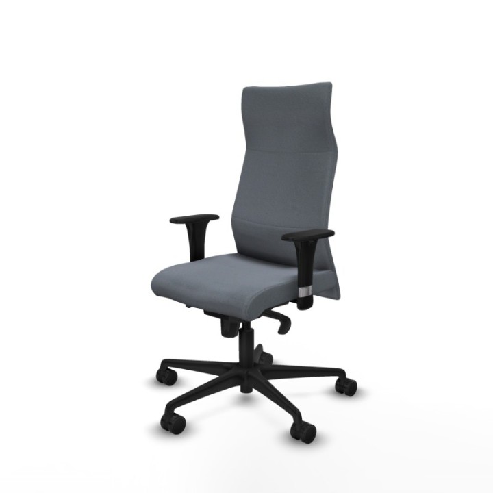 Albacete XL sincro bali gris brazos 1D base nailon ruedas 65 mm nailon