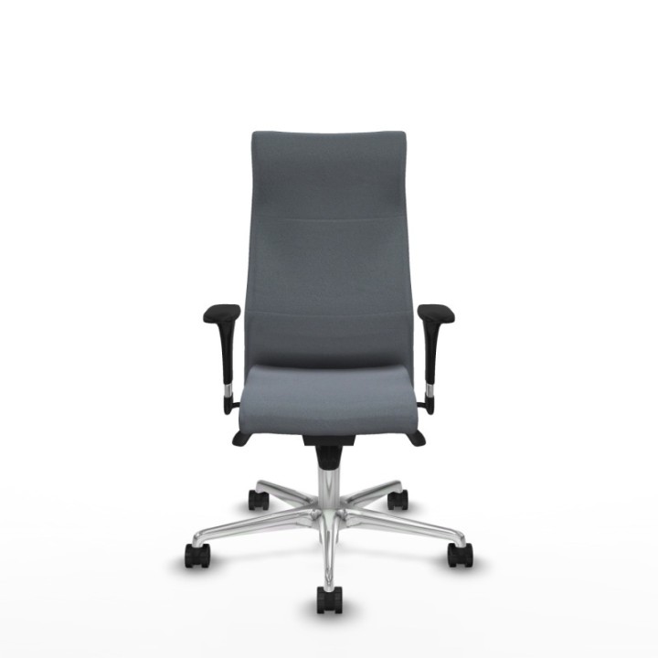 Albacete XL sincro bali gris brazos 1D base aluminio ruedas 65 mm nailon