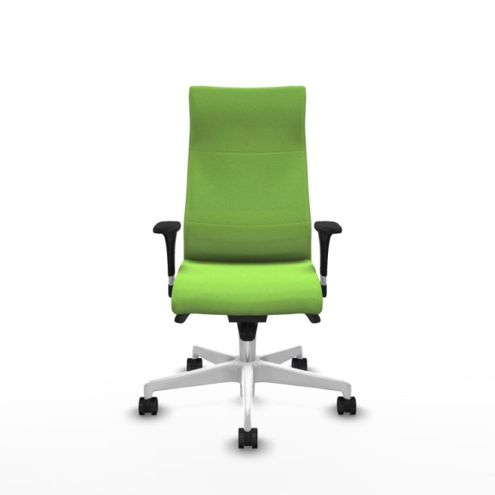 Albacete XL sincro bali pistacho brazos 1D base blanca ruedas 65 mm nailon