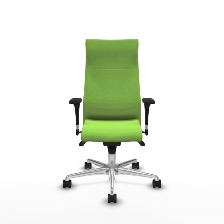 Albacete XL sincro bali pistacho brazos 1D base aluminio ruedas 65 mm nailon