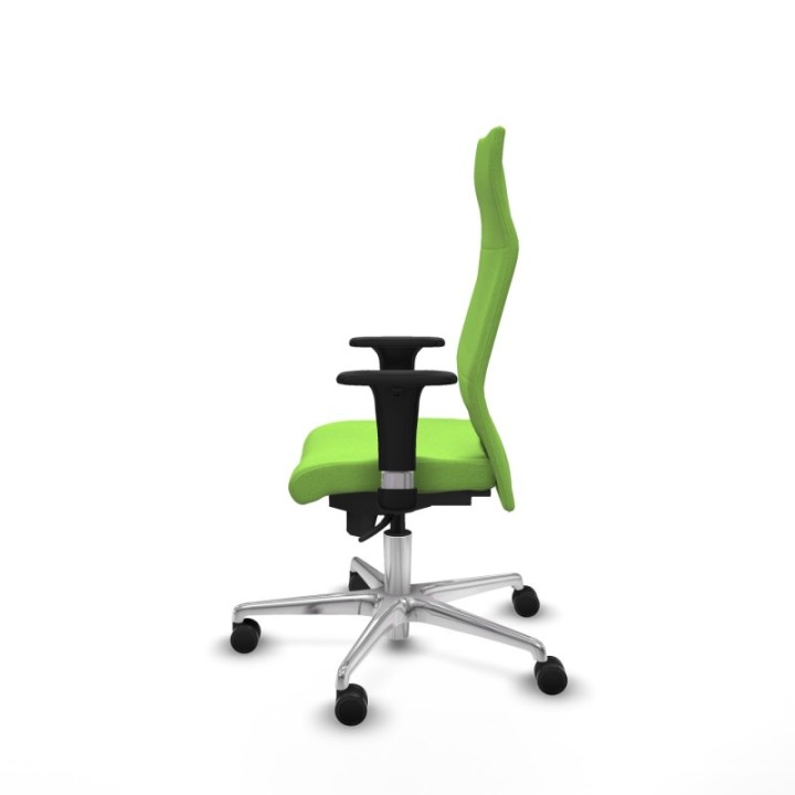 Albacete XL sincro bali pistacho brazos 1D base aluminio ruedas 65 mm nailon