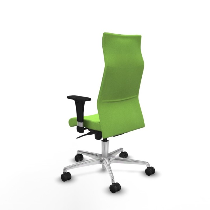 Albacete XL sincro bali pistacho brazos 1D base aluminio ruedas 65 mm nailon