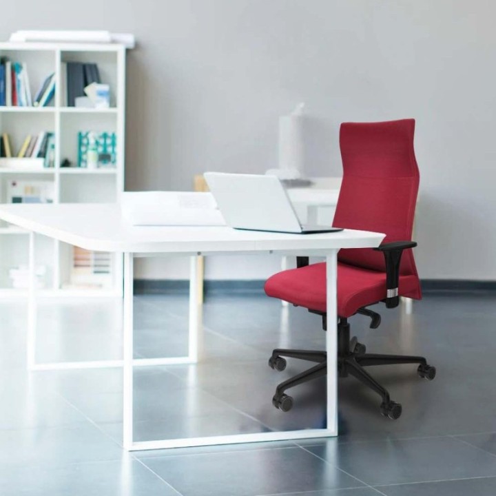 Albacete XL sincro bali naranja oscuro brazos 1D base nailon ruedas 65 mm nailon