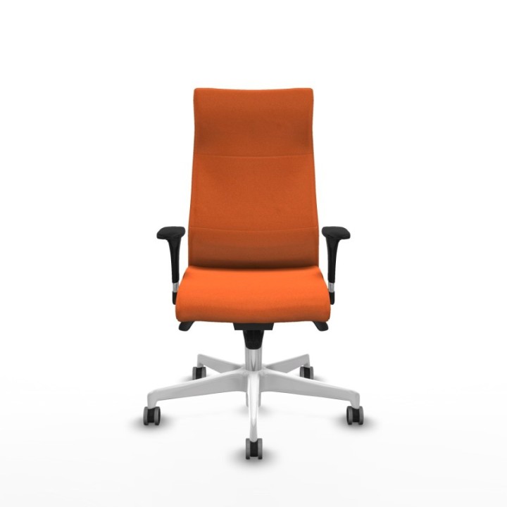 Albacete XL sincro bali naranja brazos 1D base blanca ruedas 65mm engomadas