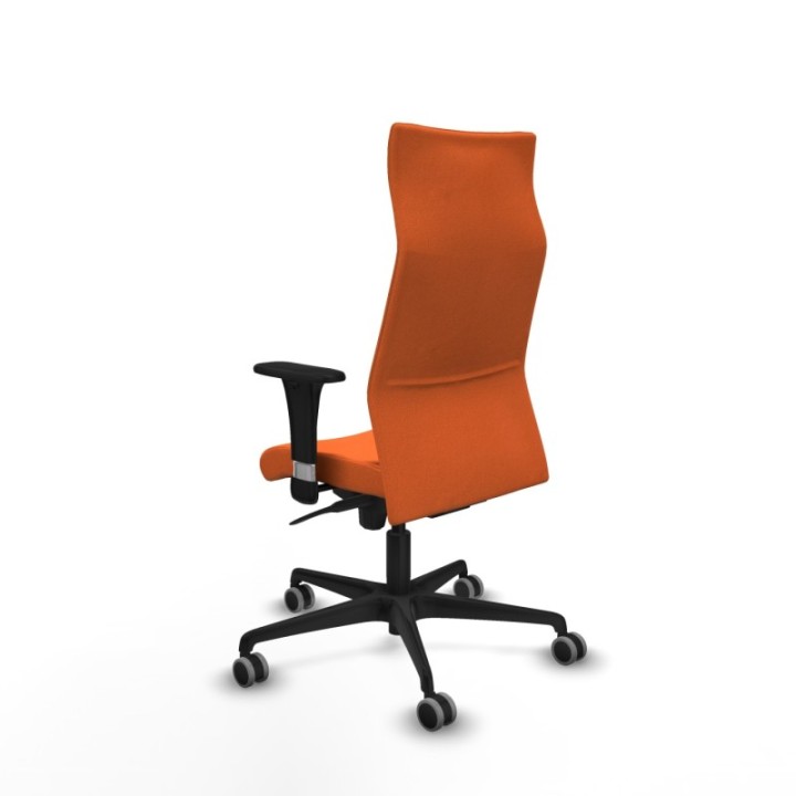 Albacete XL sincro bali naranja brazos 1D base nailon ruedas 65mm engomadas