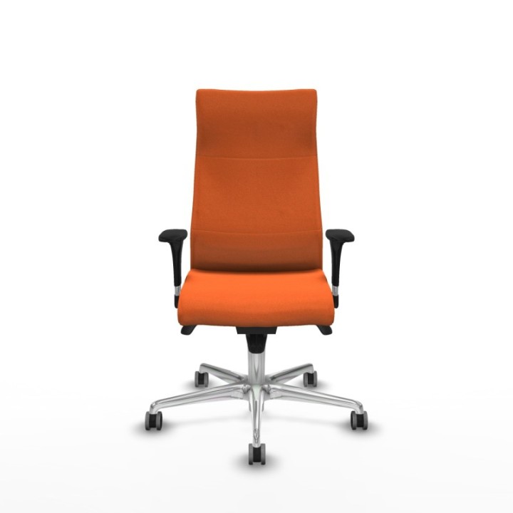 Albacete XL sincro bali naranja brazos 1D base aluminio ruedas 65mm engomadas