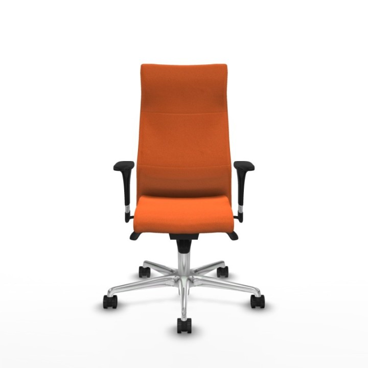 Albacete XL sincro bali naranja brazos 1D base aluminio ruedas 65 mm nailon